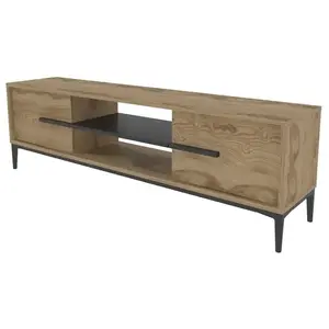 UB DESIGN Eslem - Chêne, Noir 120 x 43,6 x 29,6 875ZNA4595 pas cher