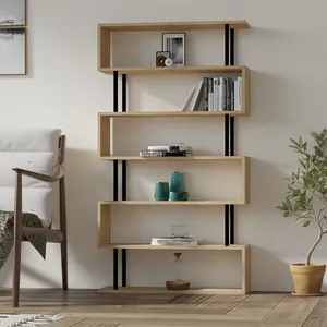 Comparateur de prix : Calicosy Etagère 7 tablettes décor chêne saphir - L90 cm