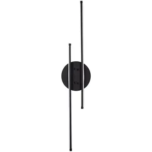 Comparateur de prix : ALLURE Lampe Murale led Noire, 17x86 cm, Pour Bureau Moderne ou Chambre Minimaliste