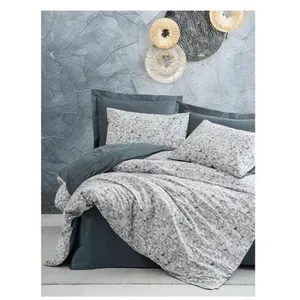 Parure de lit coton ranforcé - Anthracite pas cher