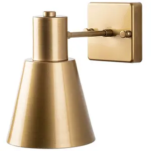 Comparateur de prix : ALLURE Applique murale 1 lampe style industriel Dunster Métal Or