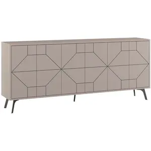 Comparateur de prix : MENZZO Buffet bas contemporain Santos 184cm Bois Moka