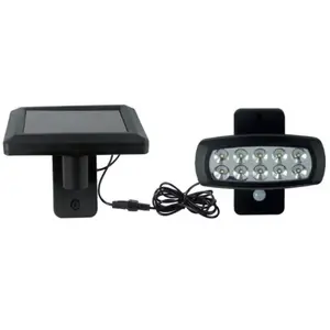 HOROZ ELECTRIC Applique LED ext avec panneau solaire déporté 2W IP44 6400KVendu parrue-du-commerce