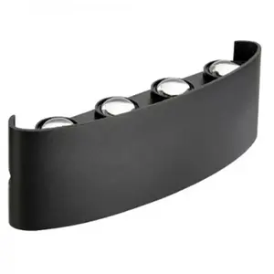 HOROZ ELECTRIC Applique murale led 8W 4200K IP65 - NoirVendu parrue-du-commerce