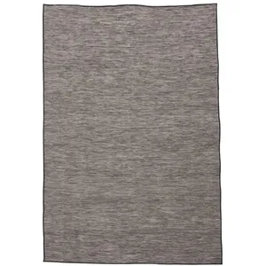 MERINOS Tapis extérieur kilim 160x220 gris foncé rectangle sundance pas cher