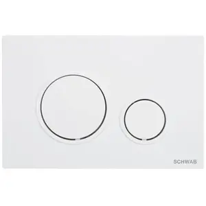 Schwab - Plaque de commande pour citerne modèle Vela blanc