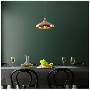 MENZZO Suspension dôme Alca D36cm Métal martelée Or antiqueVendu parluminaire