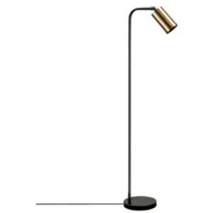 Comparateur de prix : KOBO Living Lampadaire liseuse en métal - H. 120 cm - Doré et Noir - MELITA