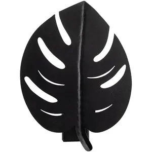 Comparateur de prix : Opviq Applique murale Sivani MR-843 au design de feuilles, noir