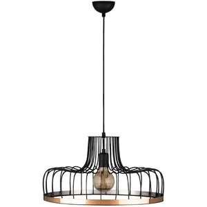 ALLURE Opviq - Suspension Fellini  noir/cuivre - D.53x124 cm T.U