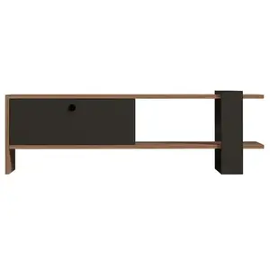 CONCEPT1 Ova Chêne Anthracite 120 x 36,8 x 25 835PUQ3030 pas cher