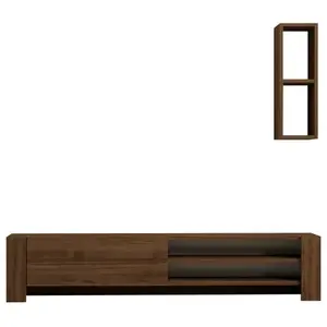 Skye Decor, Naz- Naz PUQ, couleur noyer, armoires TV, 33x160x26,8 cm, ... pas cher