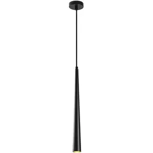 VENTE-UNIQUE Suspension en métal à hauteur réglable UGUR - D. 4 x H. 55/137 cm - Noir
