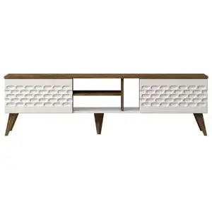 CONCEPT1 blanc d'oeuf, noyer 180 x 53 x 35 875ZNA3039 pas cher