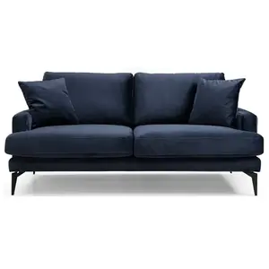 MENZZO CONCEPT1 Papira 2 places bleu marine 175 x 90 x h88 560ARE1505 pas cher