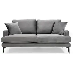 MENZZO CONCEPT1 Papira 2 places gris 175 x 90 x h88 560ARE1506 pas cher