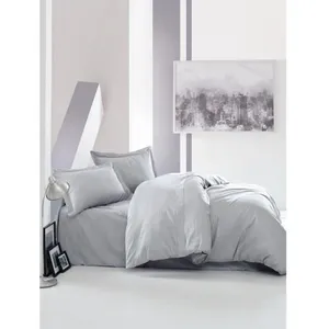 Comparateur de prix : Ss_marque Parure de lit satin coton - Gris