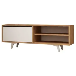 UB DESIGN en chêne Maku, blanc 120 x 47 x 35 811MDD3007 pas cher