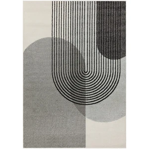 Novatrend Tapis moderne tissé plat gris 120x170 cm pas cher