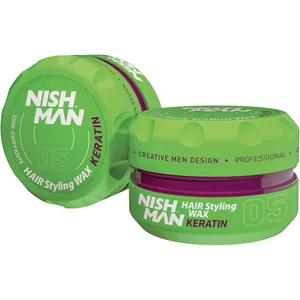 Comparateur de prix : Nish Man 05 cire coiffante à la kératine 150 ml