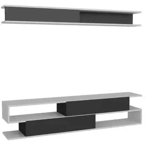 UB DESIGN Sims - Noir, Blanc 176 x 39 x 31,5 788DEC3061 pas cher
