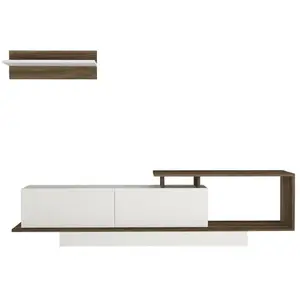 UB DESIGN Asos - Blanc, Noyer 180 x 45 x 29,6 745DCD3030 pas cher