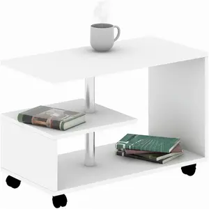 Skye Decor, Karanfil - White, Tables basses, blanc, 80 x 52,5 x 40 cm pas cher