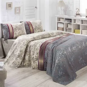 Elizabed - Dessus de lit Hurrem multicolore -  240x220 cm 240x220 cm pas cher