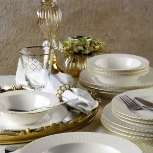 KÜTAHYA PORSELEN Set assiettes dîner (24 pièces) BNIRN24Y2520