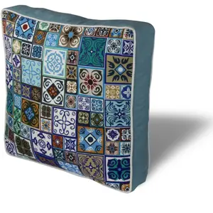 Sunny Garden - Galette de chaise multicolore - 42x42 cm T.U