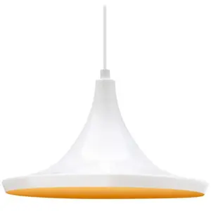 ROYALTECH Suspension Genisy, blanc, Ø 31 cm, métal, E27 pas cher