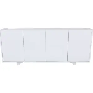CONCEPT1 Petra blanche 150 x 40 x 76cm 811MDD3427 pas cher