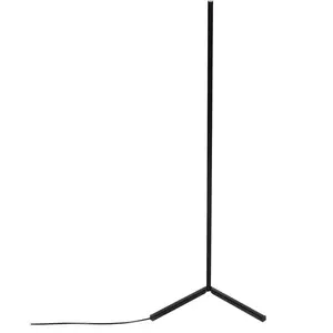 Perfecthomeshop Lampadaire design moderne Bibury H120cm Métal Noir et LED Multicolore TU