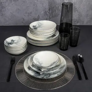 MENZZO Hermia Concept - Service de table en Porcelaine multicolore - 24 pièces T.UVendu parkaufland