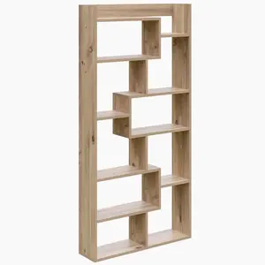 Étagère bibliothèque MENZZO Maima L90cm Bois clair pas cher