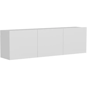 Comparateur de prix : Wooden Art - Meuble TV White blanc - 150x44x31 cm T.U