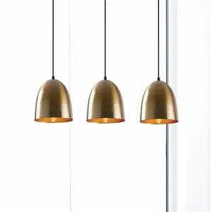 EMOB Opviq Suspension Tattoo 6172, doré antique, métal, à 3 lampes, longueVendu parluminaire