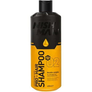 Comparateur de prix : Nish Man Professional shampoing pour cheveux pour homme 400 ml
