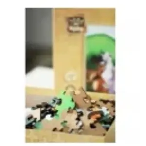 Puzzle en Bois - Campeurs 25 Pièces Art Puzzle pas cher