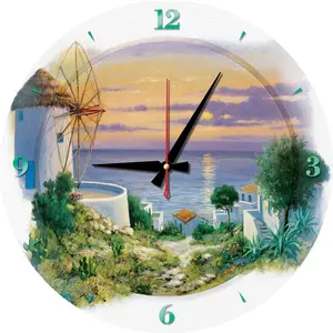 Puzzle Horloge - Le Soir dans la Mer Égée 570 Pièces Art Puzzle pas cher