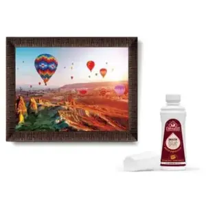 Coffret : Cadre, Colle et Puzzle 1000 pièces : Les Dernières Lumières de Cappadoce