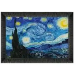 Coffret : Cadre, Colle et Puzzle 1000 pièces : La Nuit étoilée, 1889 pas cher