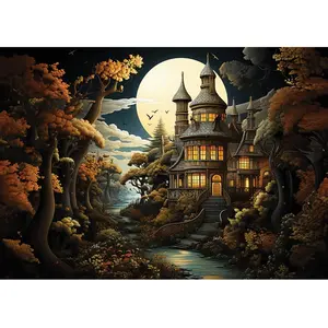 Puzzle 2000 pièces - ART PUZZLE - La Maison Roccoco - Thème Architecture - 96x68 cm - Pour adultes pas cher