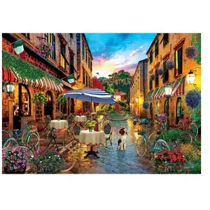 Puzzle 2000 pièces - ART PUZZLE - Vélo à travers l'Italie - Voyage et cartes - Coloris Unique pas cher