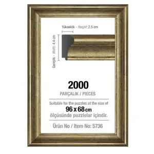 Comparateur de prix : Cadre pour puzzle de 2000 pièces - 43 mm : Argent
