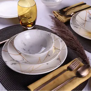 OZAIA Mioli - Service de Table en Porcelaine multicolore - 18 pièces T.U pas cher