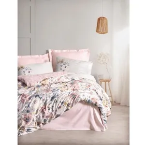 Comparateur de prix : Parure de lit - 129CTN64605 - 1 housse de couette 220 x 240 cm + 2 tai...