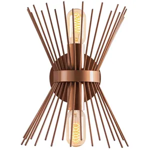 Opviq Cotecosy - Application murale Fouchy L23xH33cm Métal Cuivre pas cher