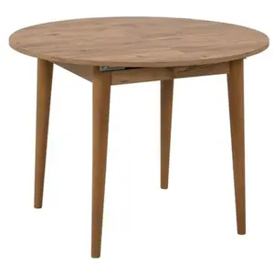 Comparateur de prix : Hanah Home Table repas en aggloméré avec allonge Vina chêne