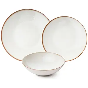 HERMIA Service en porcelaine 24 pièces TU pas cher